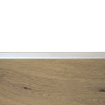 Silver Aluminium End Profile 2.7m x 20mm x 8mm WAC010