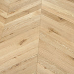 Oak Brushed & UV Oiled Chevron Flooring 600x90x18/4mm WSR1802