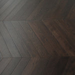 Coffee Stained & Lacquered Dark Oak Chevron 600x90x18/4mm WSR1807