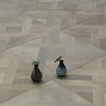Light Grey Smoked & Brushed Oak Parquet Versailles Flooring 580x580x20/6mm WPD2016