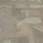 Light Grey Smoked & Brushed Oak Parquet Versailles Flooring 580x580x20/6mm WPD2016