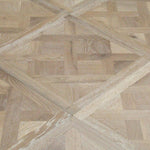 White Oiled European Oak Parquet Versailles Flooring 580x580x20/6mm WPE2006