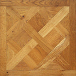 Oak Smoked Brushed Natural Oiled Parquet Bordered Versailles Panels 580x580x20/6mm WPE2008