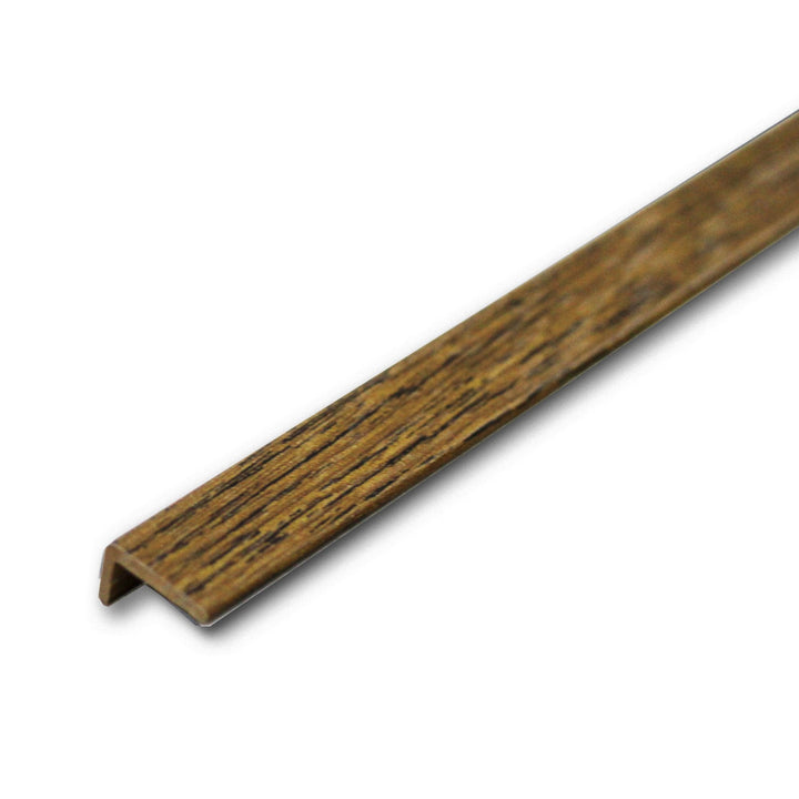 Coffee Colour PVC End Profile 2.7m x 20mm x 10mm AC012